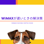 WiMAXが遅い😭ホームルーター＆モバイルルーター速度改善方法を紹介